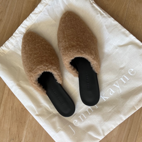 Jenni Kayne Shearling Mules in Natural - 37 🐻 - Picture 4 of 5